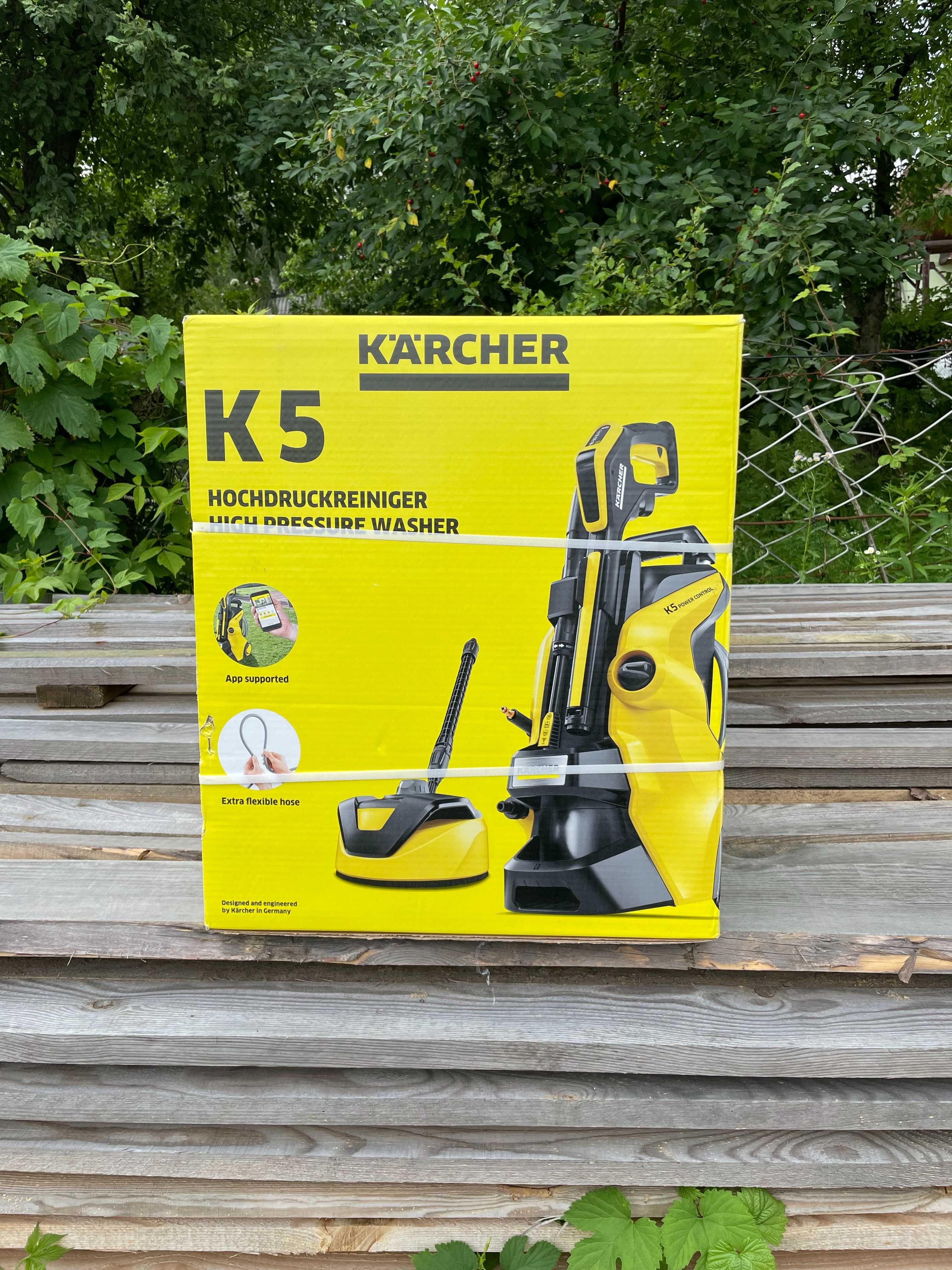 Мийка Karcher K 5 Power Control Home Flex Wood + T5 Нові! Запечатані!