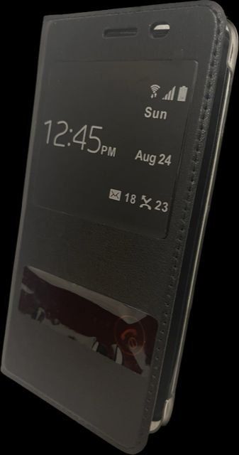 Etui Futerał S-View Cover - Huawei Y5 II (Czarny)