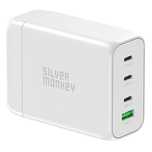Ładowarka GaN Silver Monkey Sma152, 130w 3xUSB-C Pd Usb-a Qc 3.0 z odł