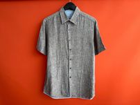 Navyboot Linen чоловіча літня лляна сорочка рубашка розмір M