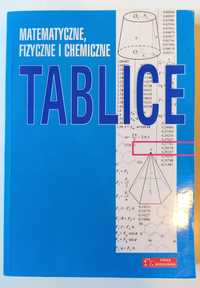" Matematyczne, fizyczne i chemiczne Tablice " firma księgarska