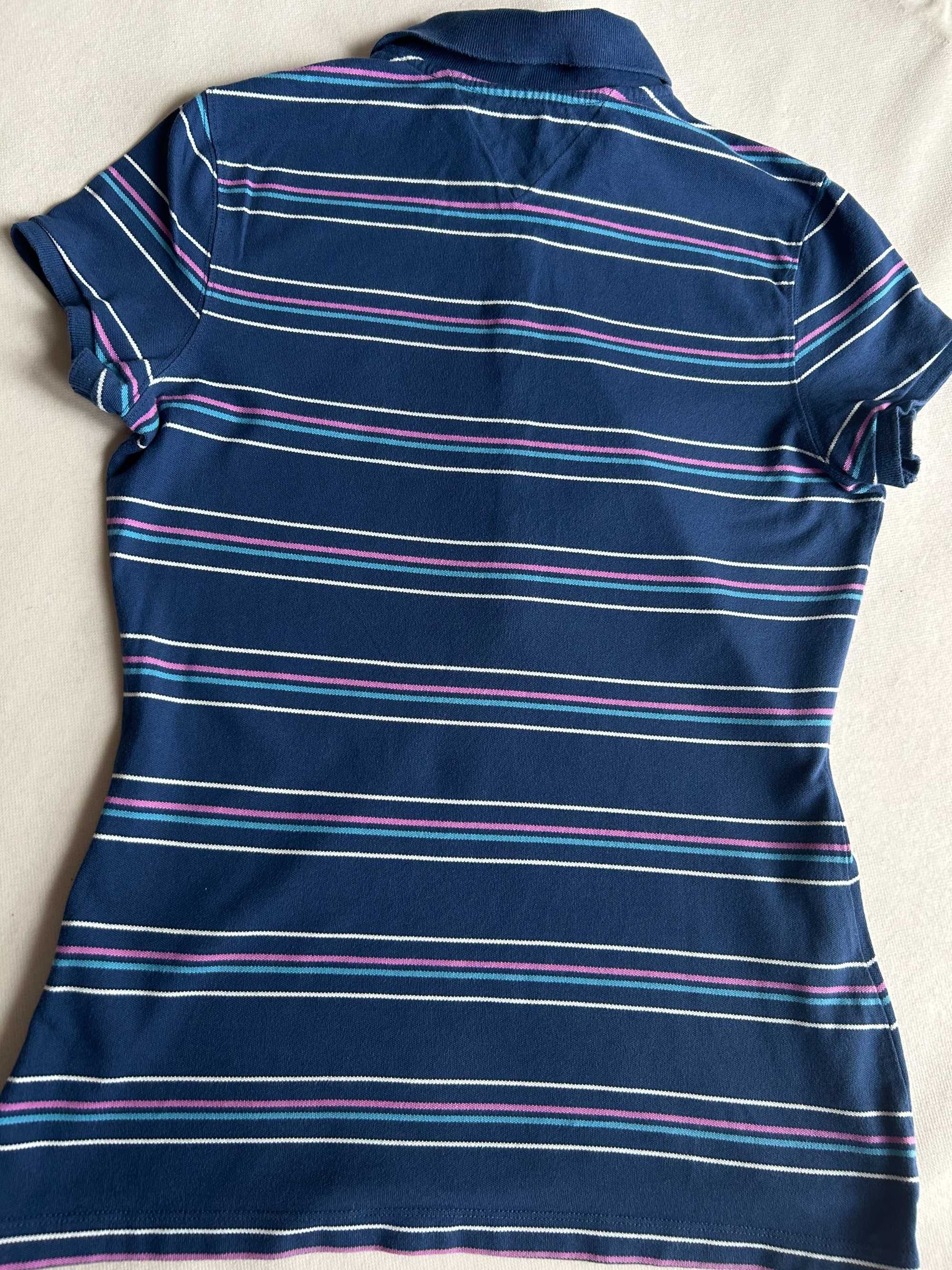 Tommy Hilfiger _ Koszulka polo w paski M