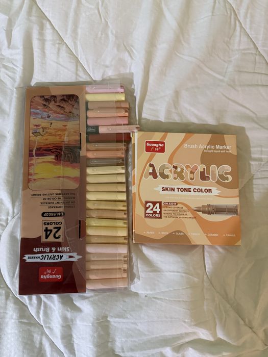 Акрилові маркери та ручки нові для шкіри , scin