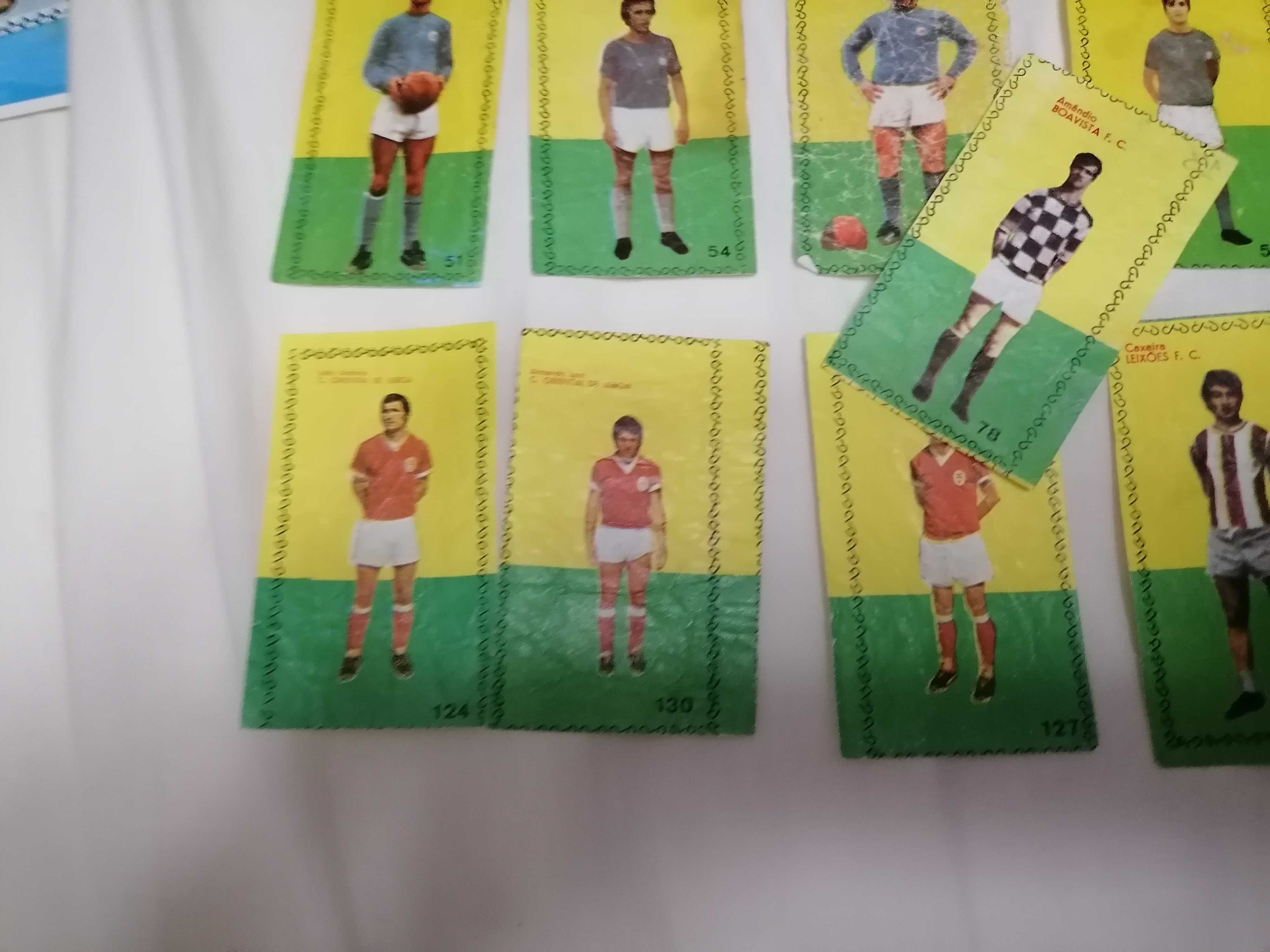 Cromos Caramelos GRANDE GOLO 1974/75 Editora Jaime H. David