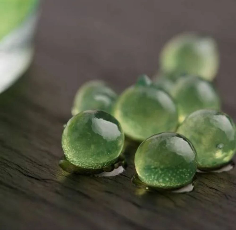 Солодкі кульки до кави та коктейлів бабл ті. Тапіока чорна. Bubble tea