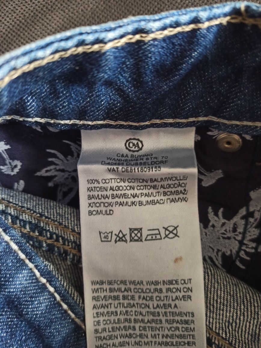 Krótkie spodnie jeansowe C&A, XS