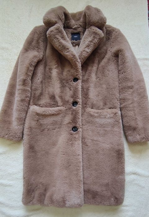 Пальто меховое Next размер S