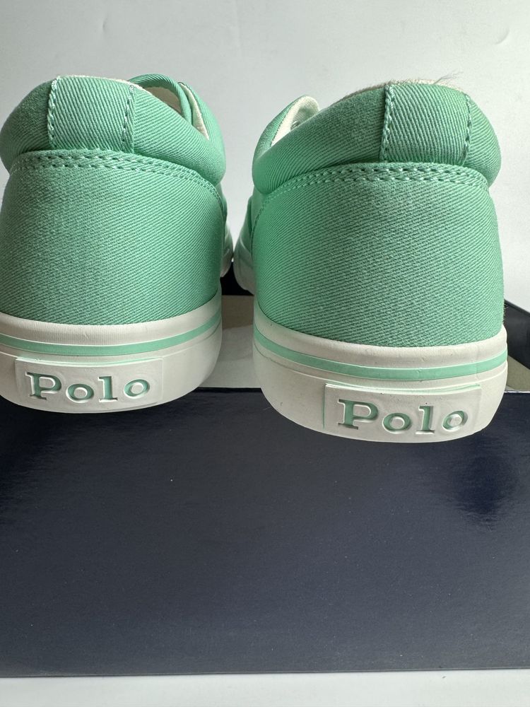 Nowe trampki Polo Ralph Lauren wiazane materialowe 39 outlet