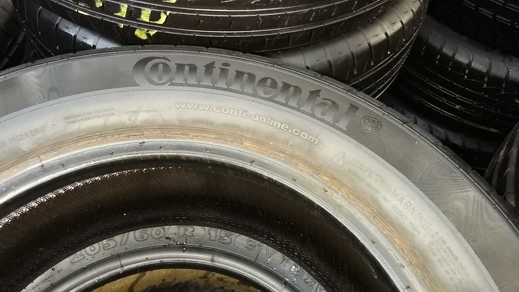 opona Continental letnia używana 205/60R15 opony 6mm bieżnika