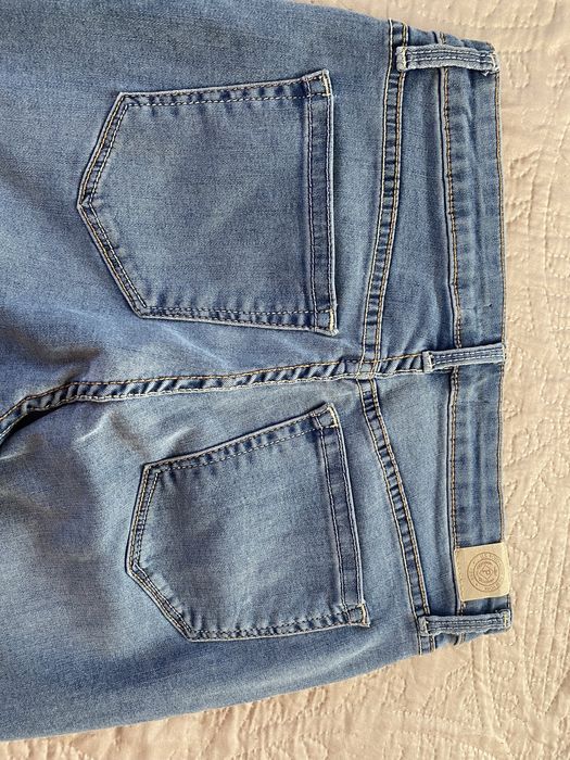 Spodnie jeans przetarcia dziury rurki US Polo ASSN rozmiar 36/38