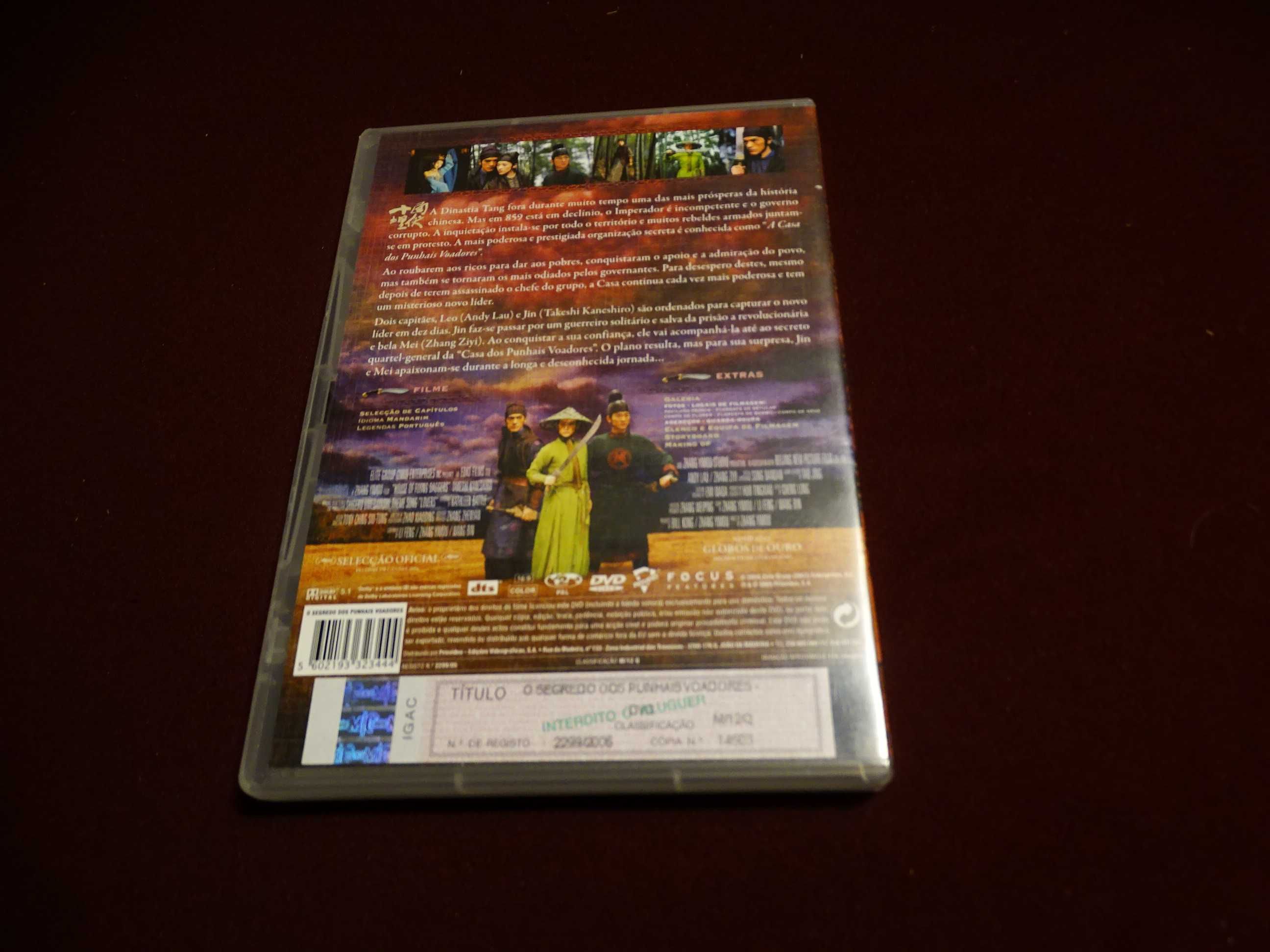 DVD-O segredo dos punhais voadores-Edição 2 discos