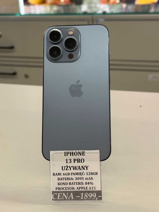 iPhone 13 Pro 128GB Bat 84% Topcase Vivo *Raty 0%*