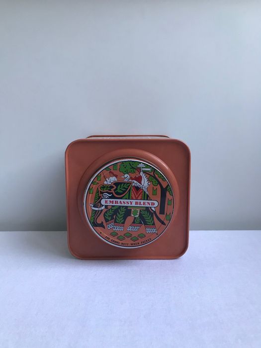 жестяная банка для чая коробка Tosh’s tea Индия винтаж СССР