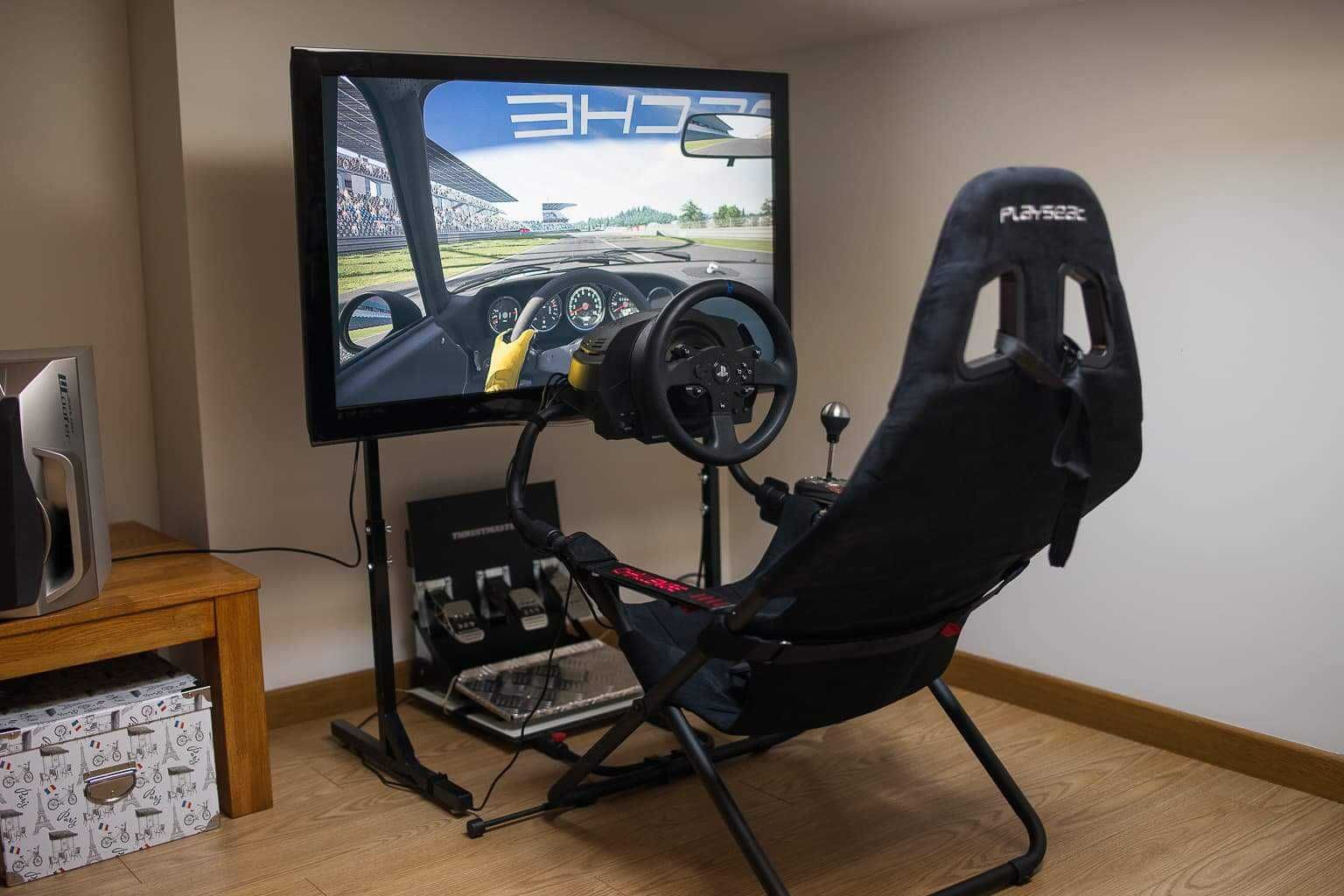 Suporte monitor/tv para sim racing