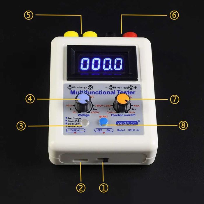 Тестер транзисторів IGBT, MOS, світлодіодів, діодів, стабілітронів
