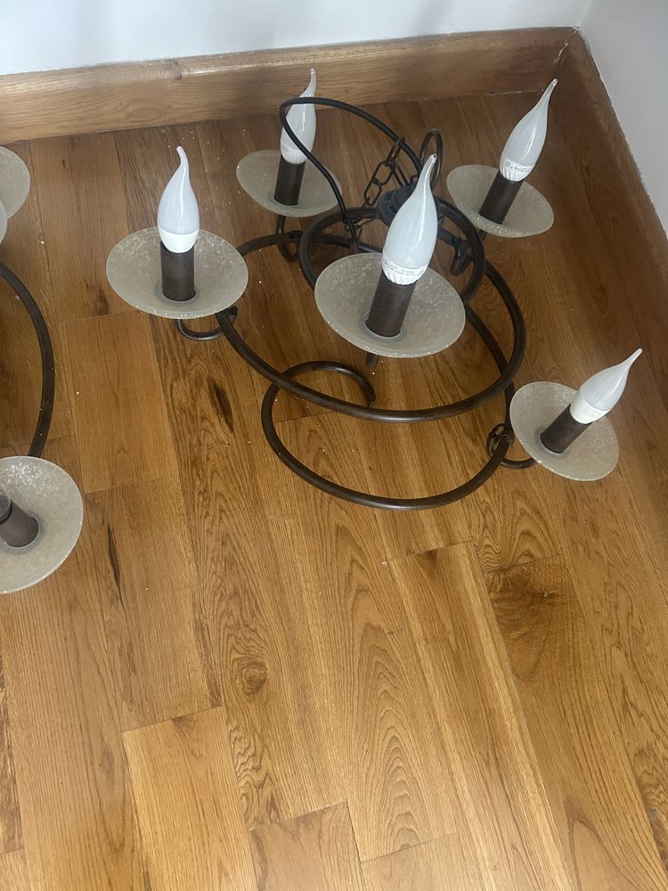 Lampy wiszące typu świecznik