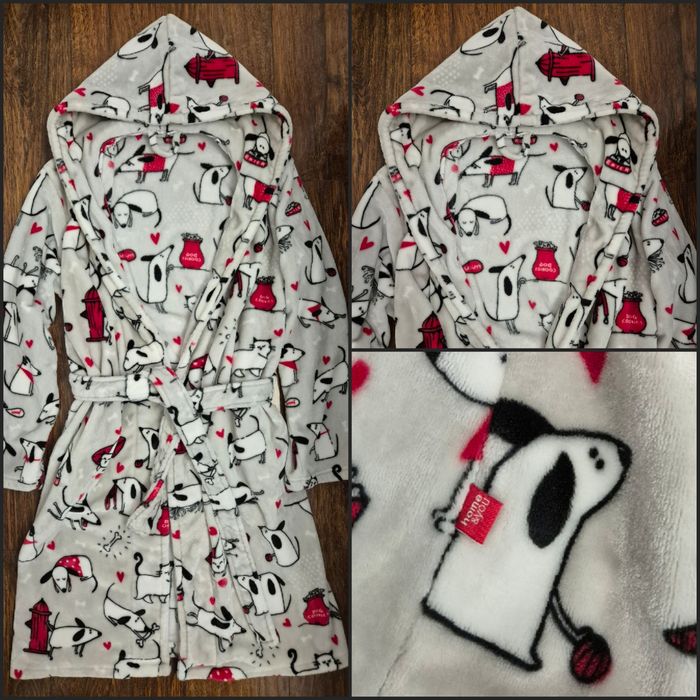 Home&you szlafrok w kotki i pieski