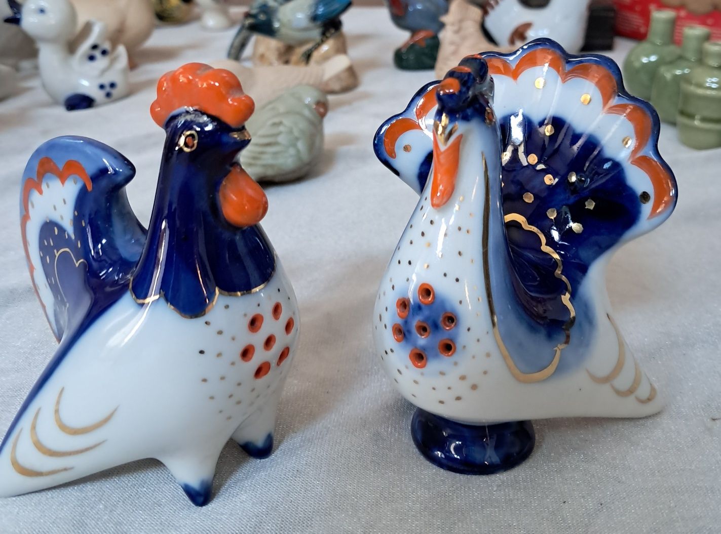 Łomonosow Ussr kura,kogut figurka z porcelany

Tylko przedmiot
