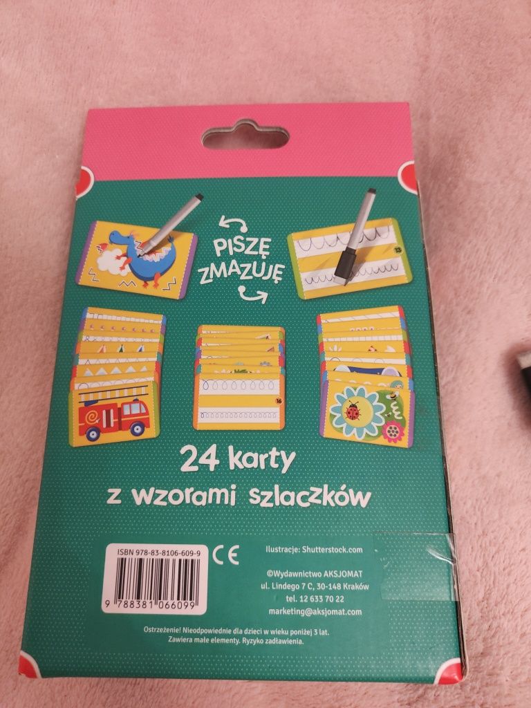 Karty edukacyjne "Szlaczki".