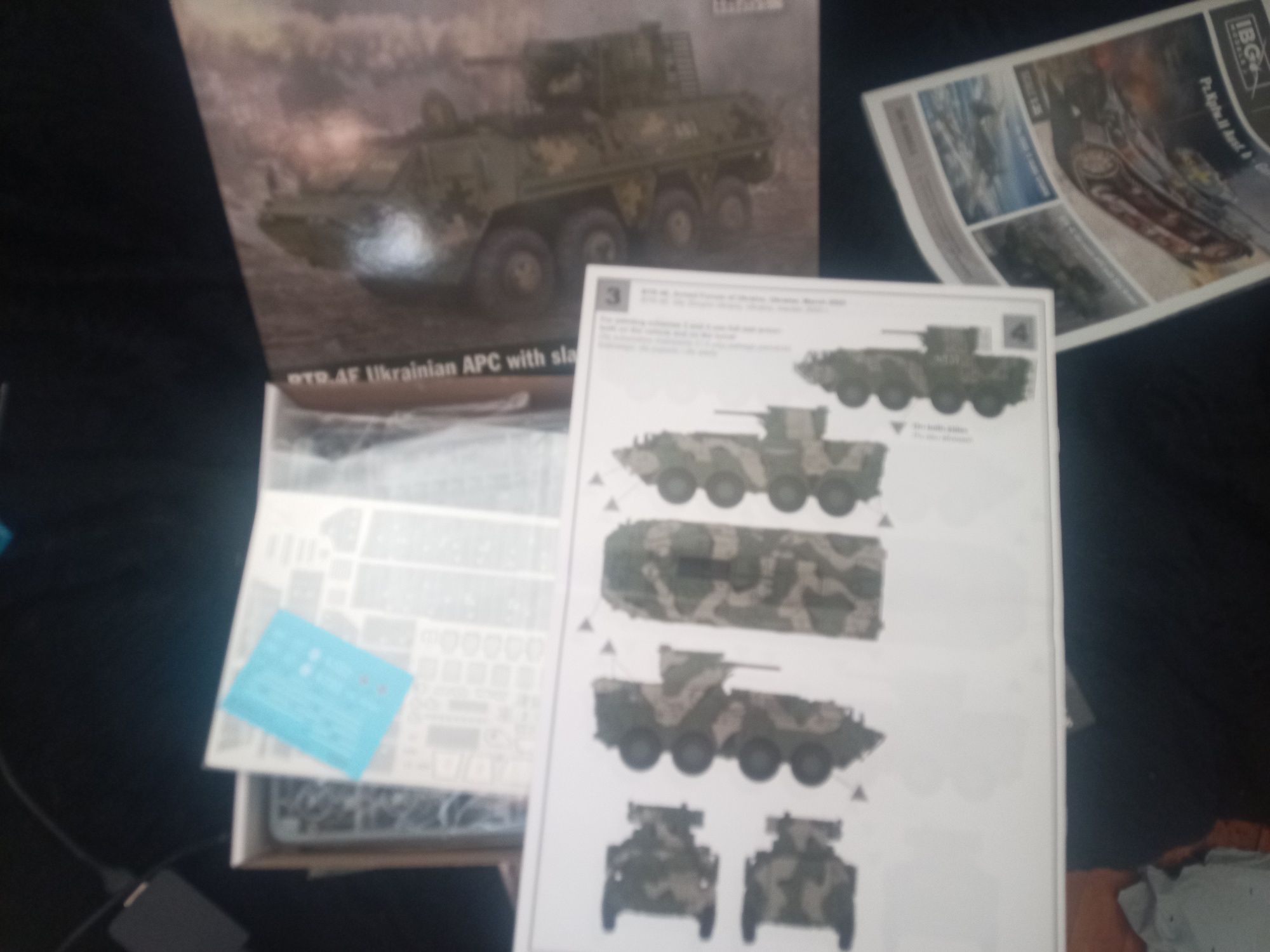 Збірна модель БТР-4 "Буцефал" 1/72 Українська бронетехніка
