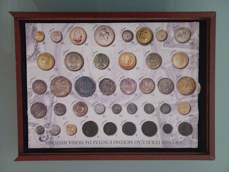 Grande Coleção Moedas e Notas da nossa História - completa