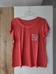 Elegancki T-shirt bluzeczka z aplikacją cekinami 44 XXL 42 XL