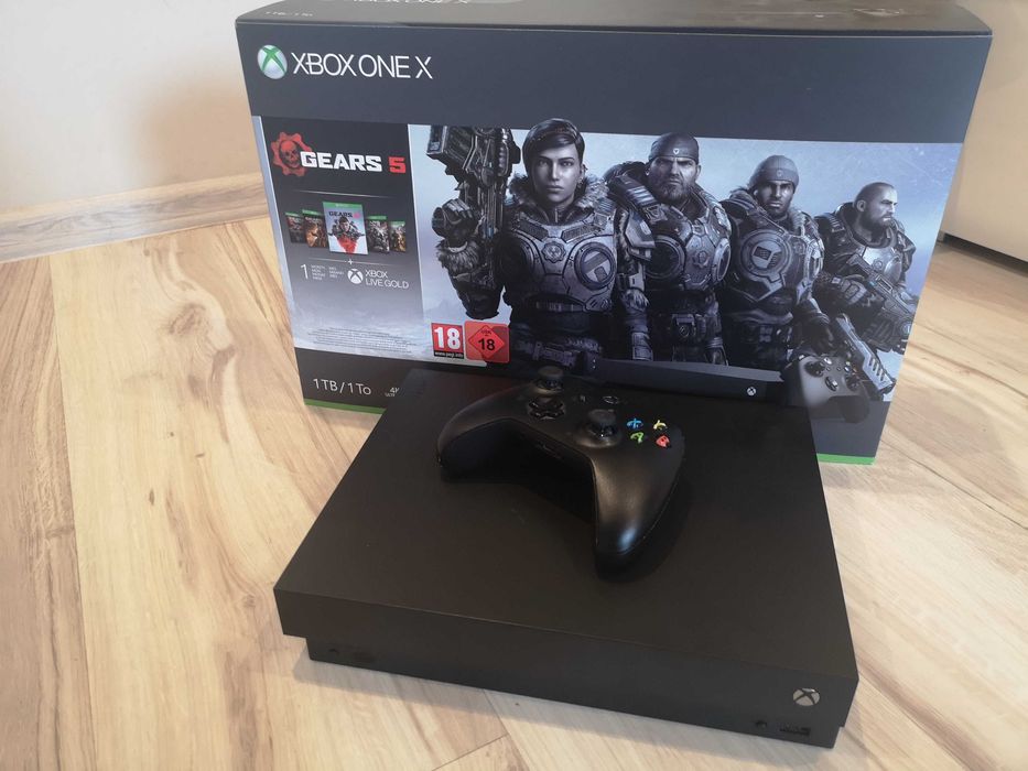 Xbox one X!!! Nowa!!! Idealna!!! Gry!!! Cały zestaw!!!