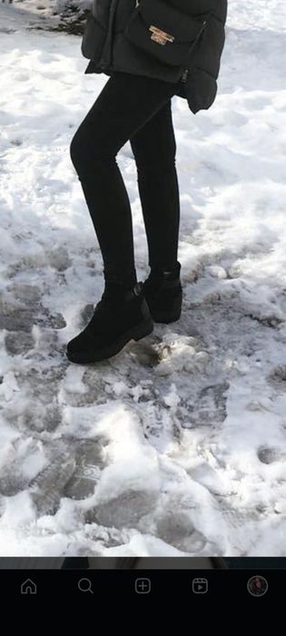 Ботинки натуральна замша