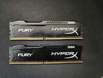 Kingston HyperX Fury Black DDR4-2400 16Gb(Kit of 2x8Gb)