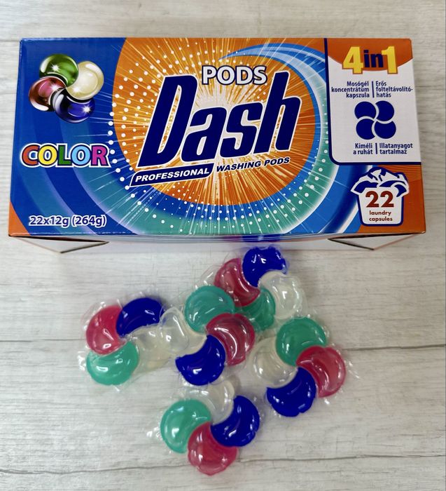 Капсули для прання, даш, dash