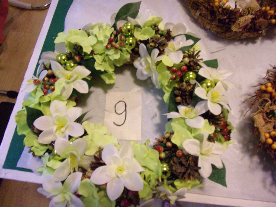 wianek wianki 2szt na jesień i święta Bożego Narodze zestaw 2sz/65zł