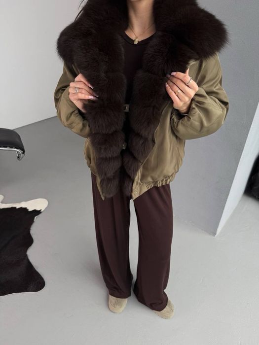 Куртка парка з натуральним хутром