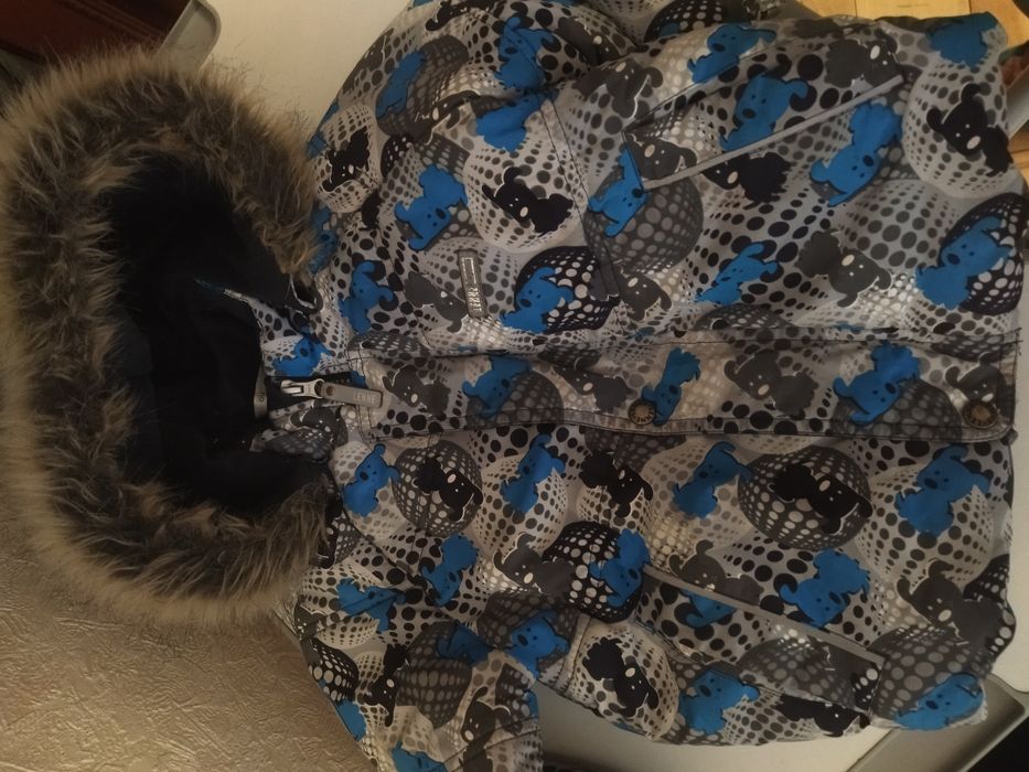 Зимовий комплект, комбінезон, зимовий одяг на хлопчика Lenne 80см