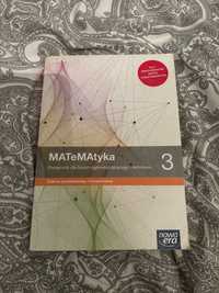 Podręcznik MATeMAtyka 3 zakres podstawowy i rozszerzony Nowa Era