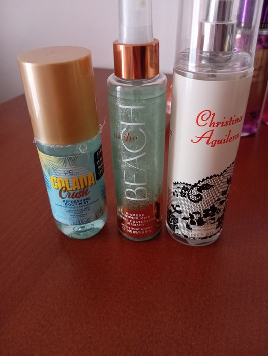 Zestaw mgiełek Bath & body works, Christiana Aguilera, PS