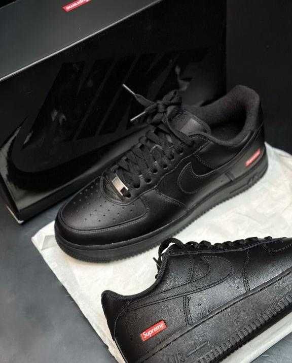 supreme×Nike air force 1 black