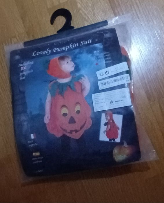 Fato disfarce Abóbora 2-4 anos