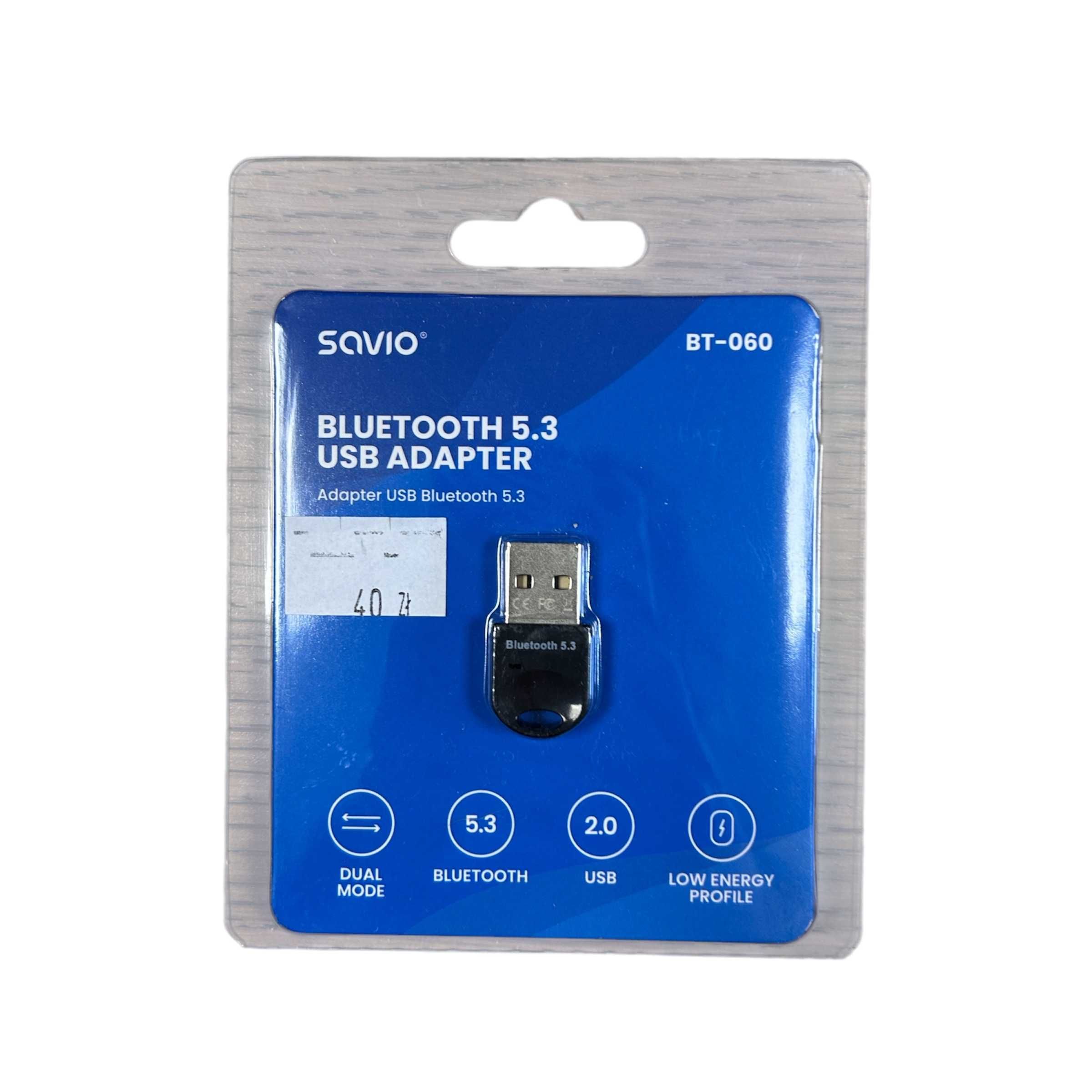 Adapter Savio Bluetooth 5.3 USB 2.0