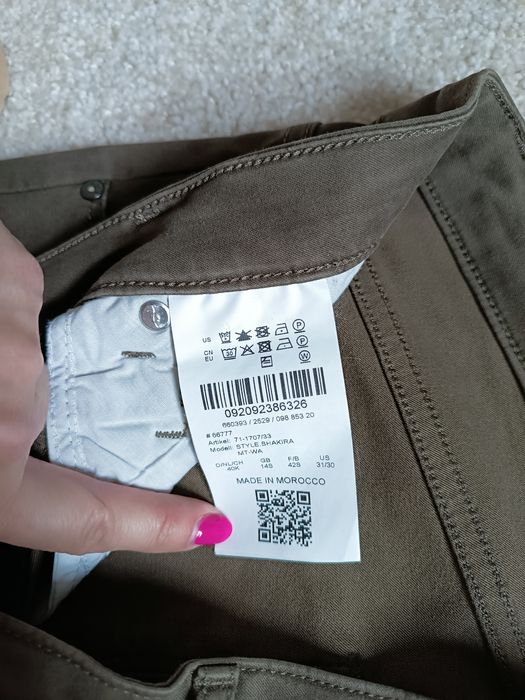 Spodnie jeansy slim Esprit, BRAX rozm. 40