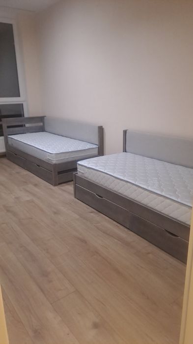 Ліжко кутове. Ліжко з дерева. Ліжко дитяче