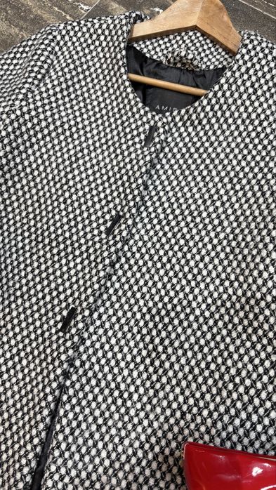 Amisu płaszcz pepitka 38/M jesień