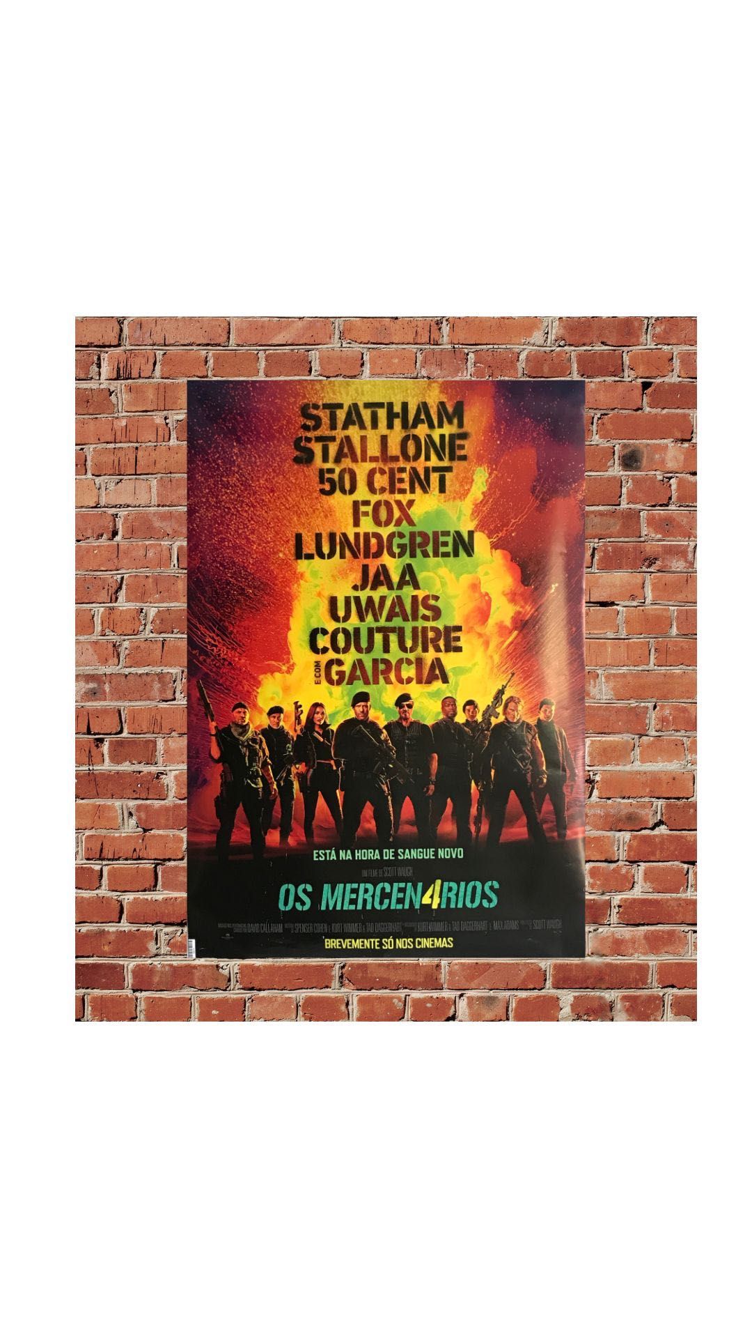 Os mercenarios 4: Poster cinema (98x68 cm)