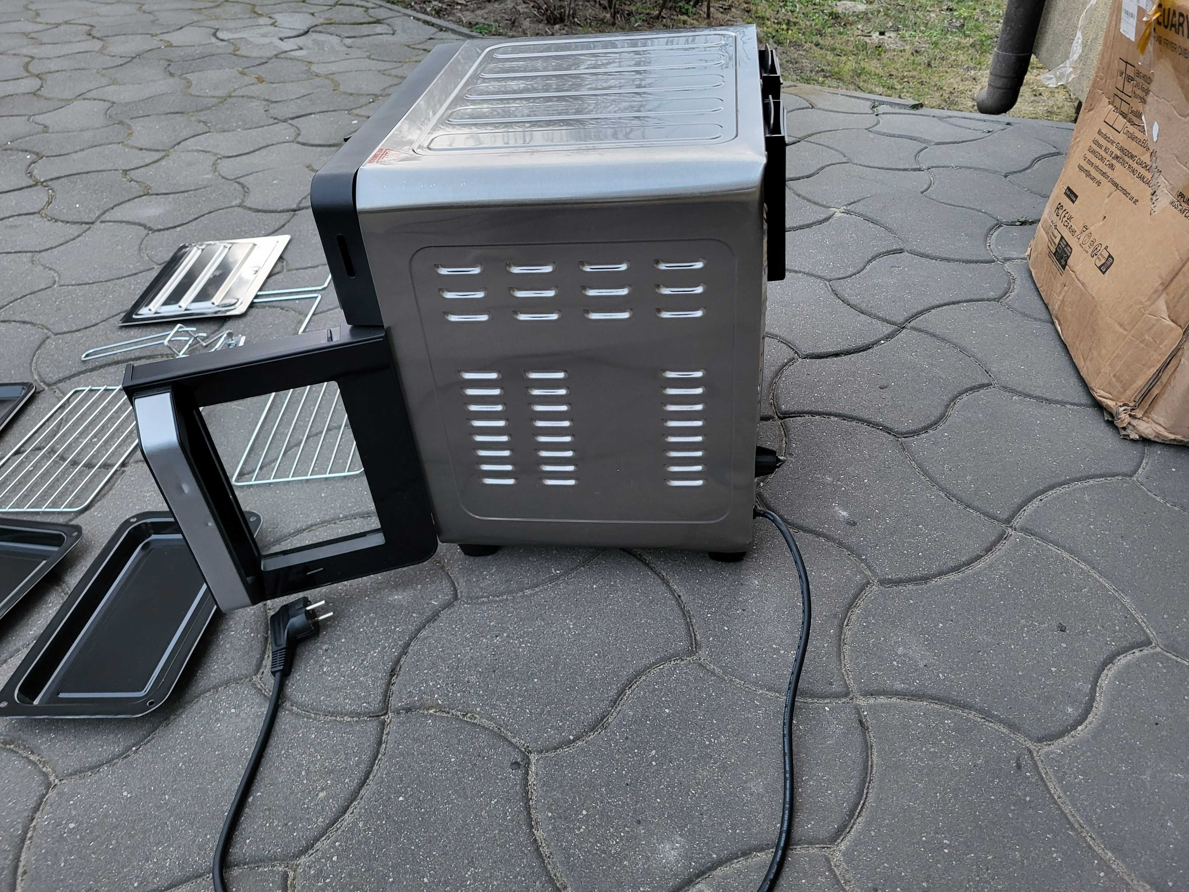 Frytkownica piekarnik rożen 23 L Dwustrefowa 2200w 15 programów