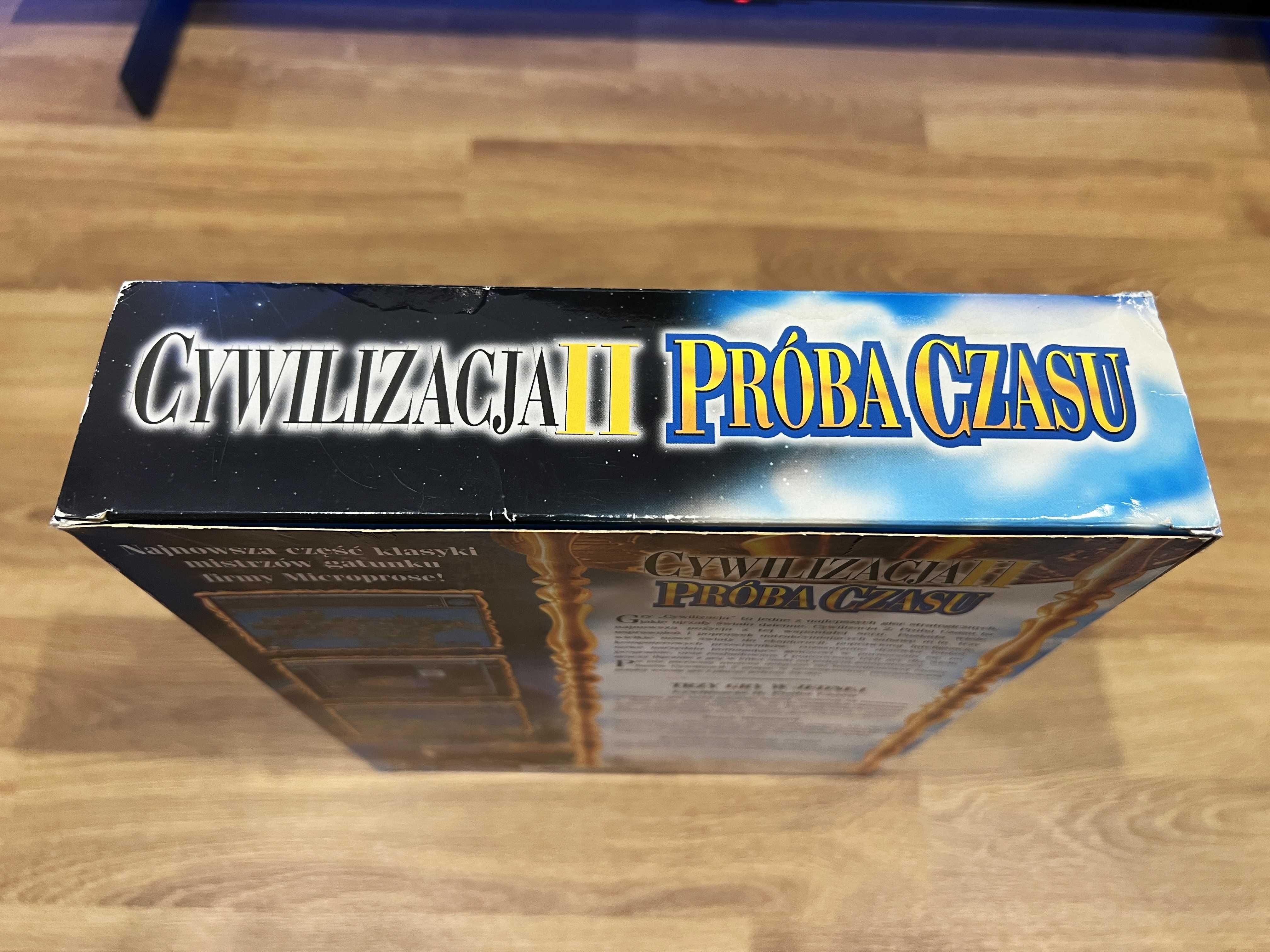 Cywilizacja II Próba Czasu (PC PL 1999) BIG BOX premierowe wydanie CDP