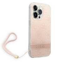 Oryginalne Etui GUESS 4G Print Strap Hardcase do Iphone 14 Pro Max