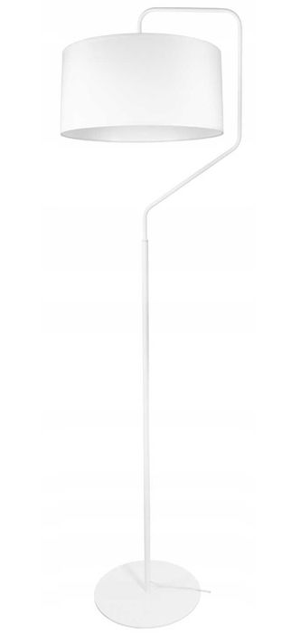 LAMPA Stojąca Podłogowa biała