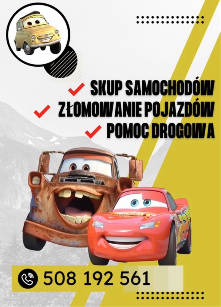 Skup AUT • Skup Samochodów • Złomowanie Pojazdów •