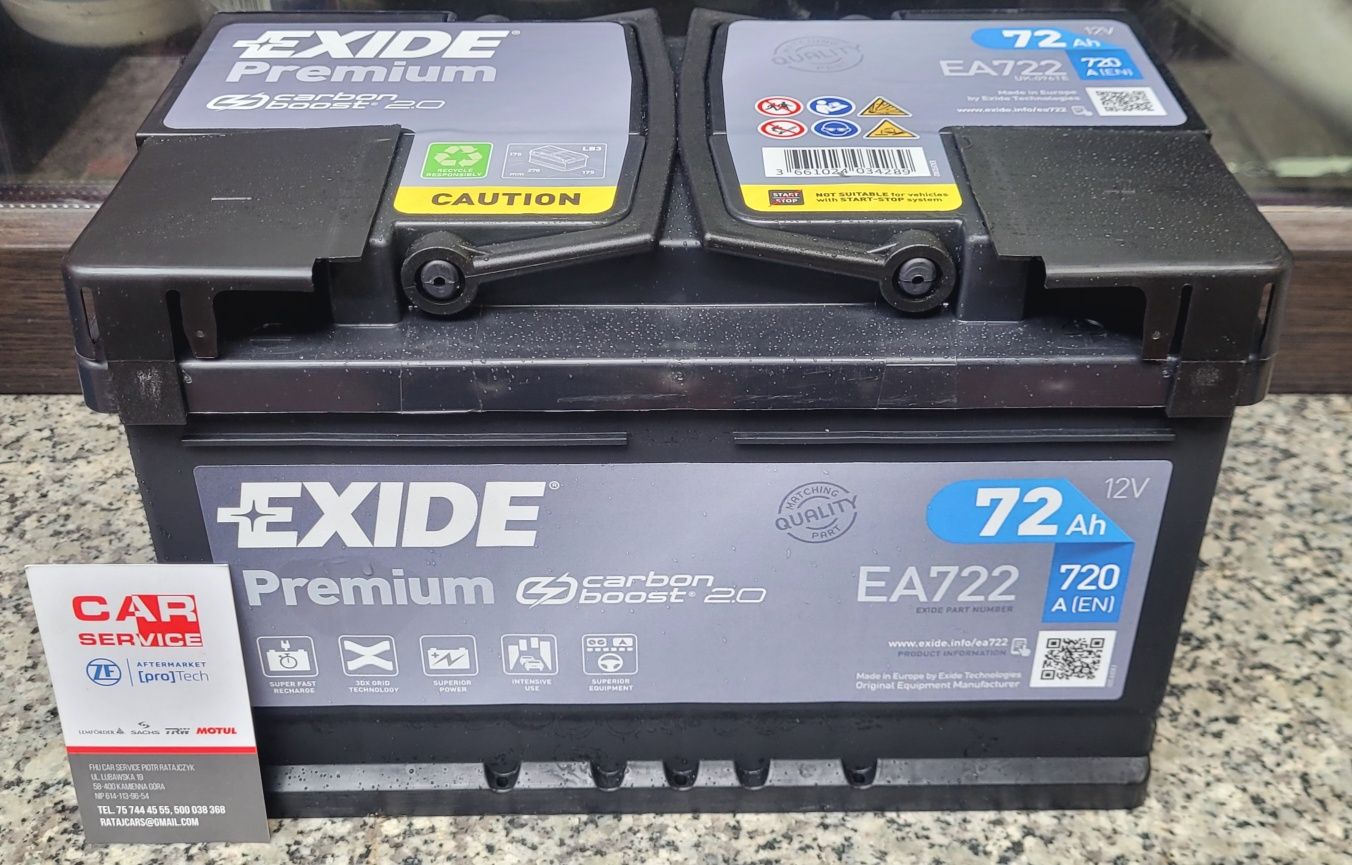 Akumulator 72ah exide premium