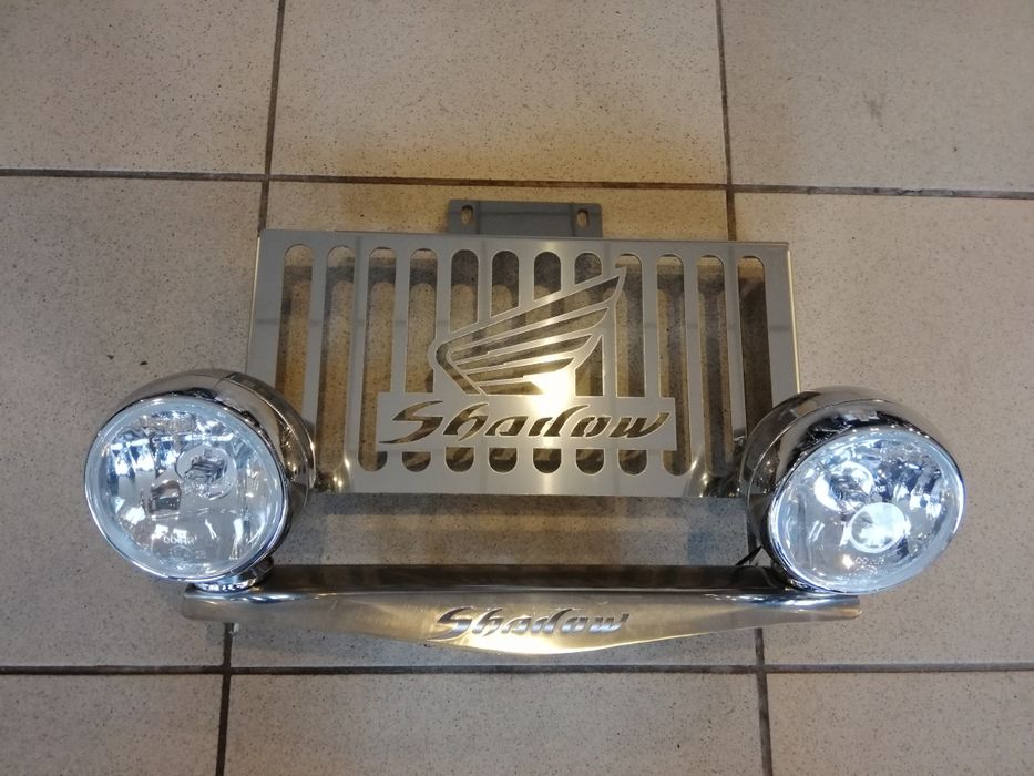 Lightbary lampy plus osłona chłodnicy Honda Shadow 125