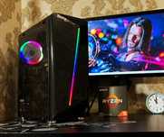 RX570 8Gb/ Ryzen 5 1600/ 8-16gb DDR4 игровой компьютер s-AM4